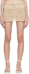 Akoia SSENSE Exclusive Beige Menari Cover Up