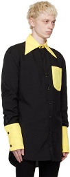 Theophilio Black Button Shirt