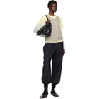 MARGESHERWOOD Black Leather 'Grandma' Used Large Tote