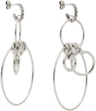 Isabel Marant Silver Multi Ring Boucle Earrings