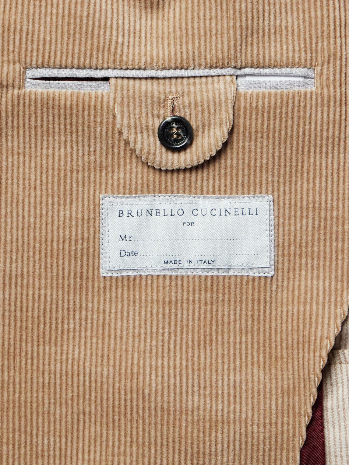 Brunello Cucinelli - Cotton-Blend Corduroy Suit Jacket - Brown
