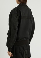 Helmut Lang MA1 Stretch-cotton Bomber Jacket Black