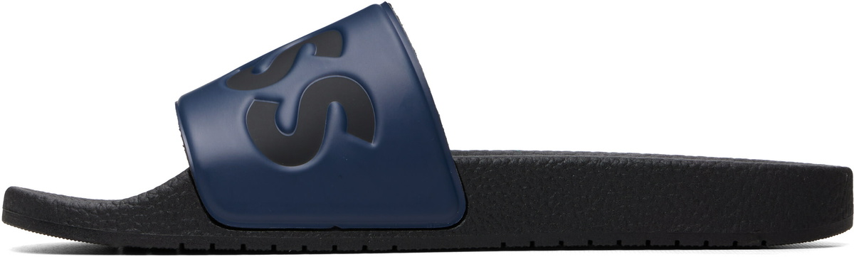 BOSS Navy Logo Slides