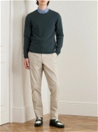 Sid Mashburn - Slim-Fit Straight-Leg Garment-Dyed Cotton-Twill Trousers - Gray