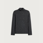 Our Legacy Men's Slub Twisted Wool Popover Turtleneck in Ash Grey