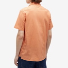Paul Smith Men's Seersucker Vacation Shirt in Orange