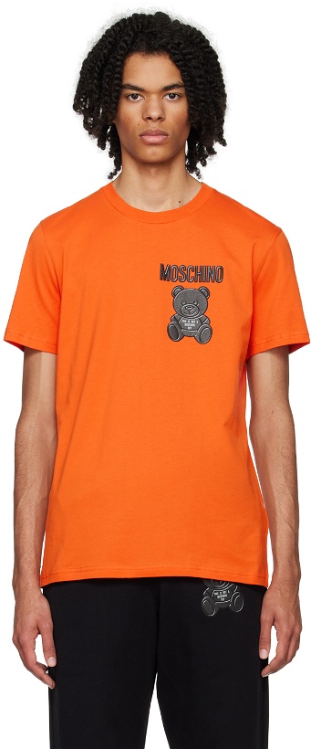 Photo: Moschino Orange Teddy Bear T-Shirt
