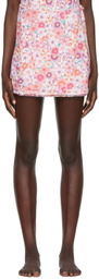 Reina Olga Pink Behati Cover Up Miniskirt