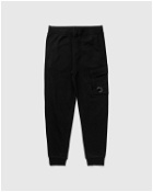 C.P. Company Diagonal Raised Fleece Sweatpants   Cargo Pant Black - Mens - Sweatpants