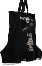 Black Comme des Garçons Black Nike Edition Cotton Jersey Print Tote