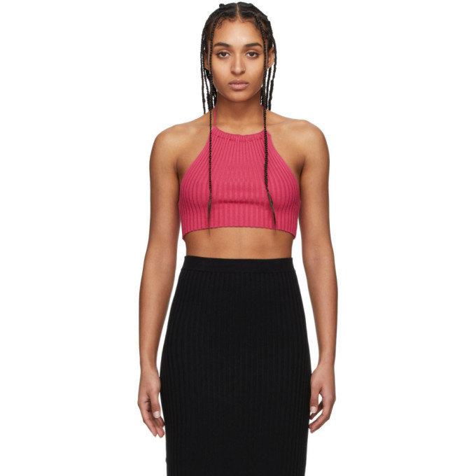 giu giu Pink Halter Top