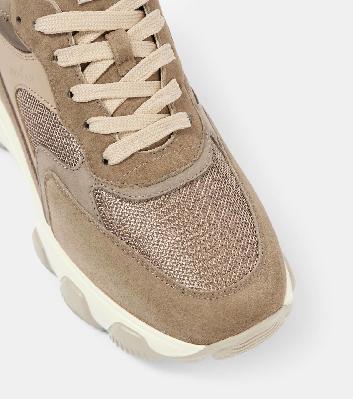 Hogan Hogan Hyperactive suede-trimmed sneakers Hogan