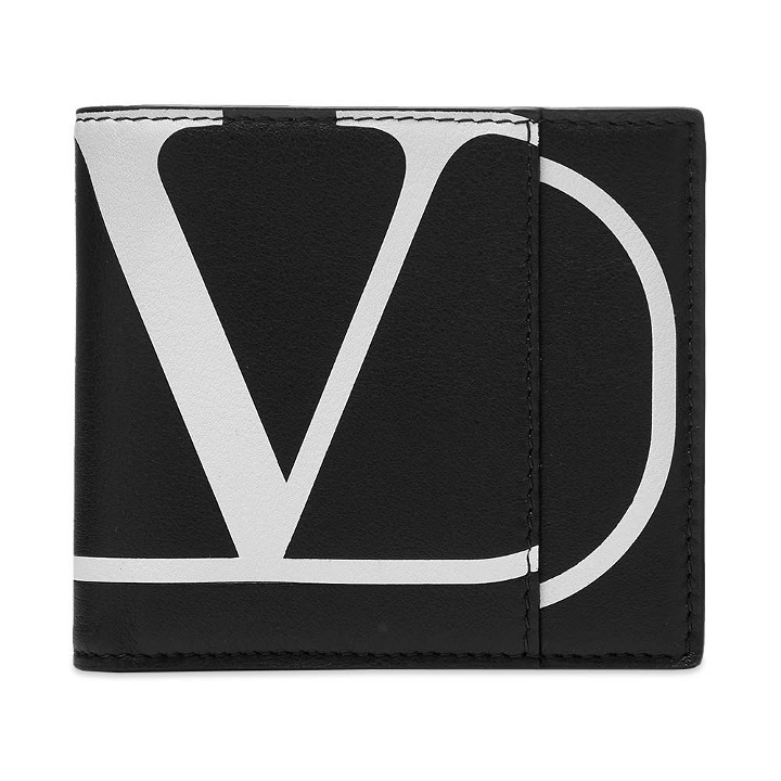 Photo: Valentino Large Go Logo Leather Billfold Wallet