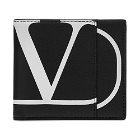Valentino Large Go Logo Leather Billfold Wallet