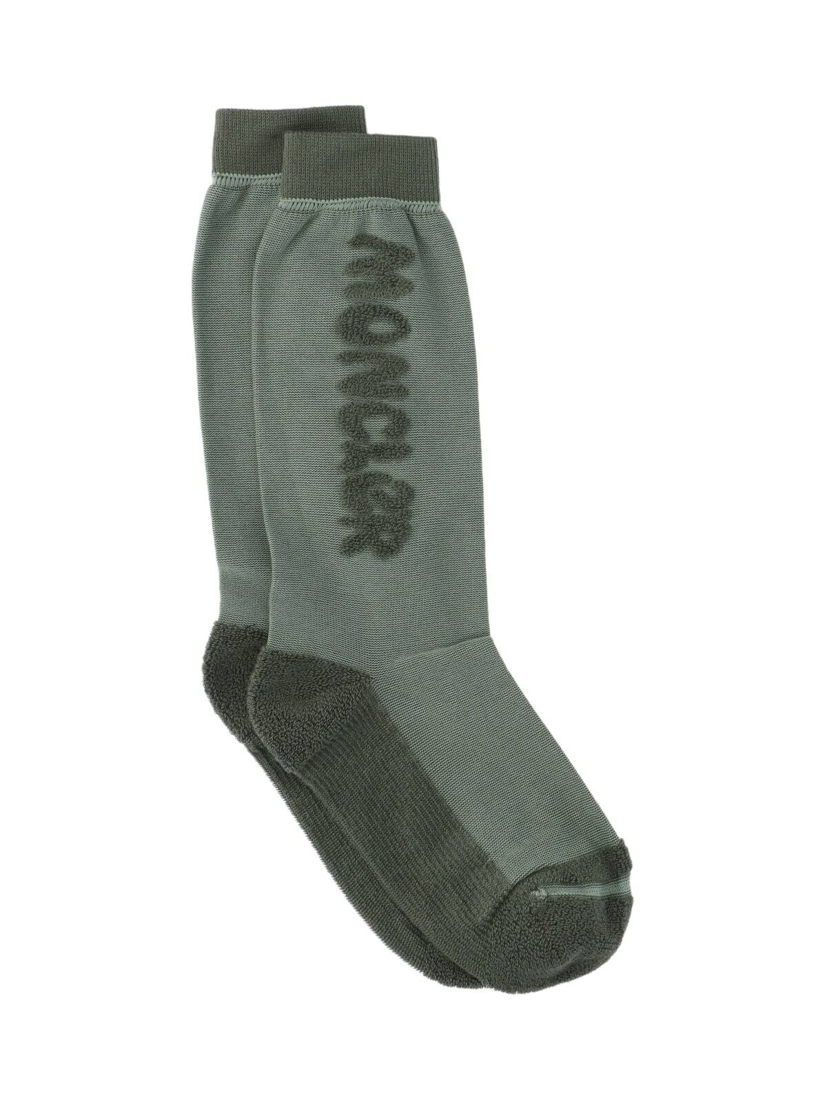 MONCLER 1952 Logo Socks 【公式通販】