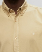 Carhartt Wip L/S Bolton Shirt Beige - Mens - Longsleeves