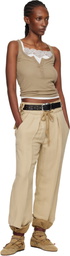 Isabel Marant Taupe Helma Silk Tank Top