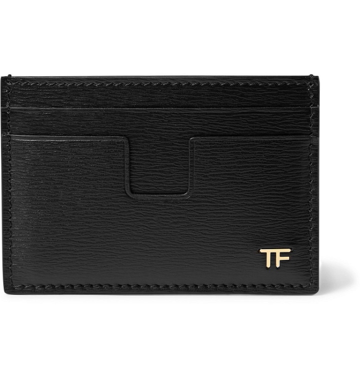 Photo: TOM FORD - Textured-Leather Cardholder - Black