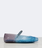 Jimmy Choo Jelly crystal-embellished ballet flats