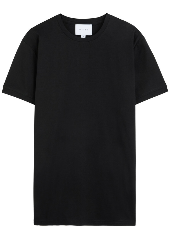 Photo: Raith Luxe Mercerized Cotton T-shirt Black
