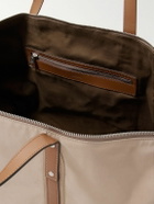 Paul Smith - Leather and Webbing-Trimmed Twill Weekend Bag