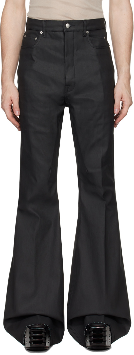 【Rick Owens】ブラック Porterville Bolan ジーンズ black-porterville-bolan-banana