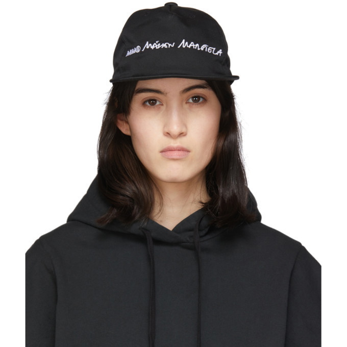 Photo: MM6 Maison Margiela Black Logo Cap