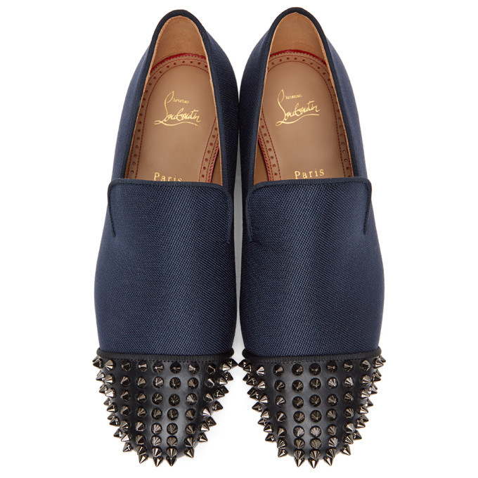 Christian Louboutin Spooky Spiked Loafers in Black for Men