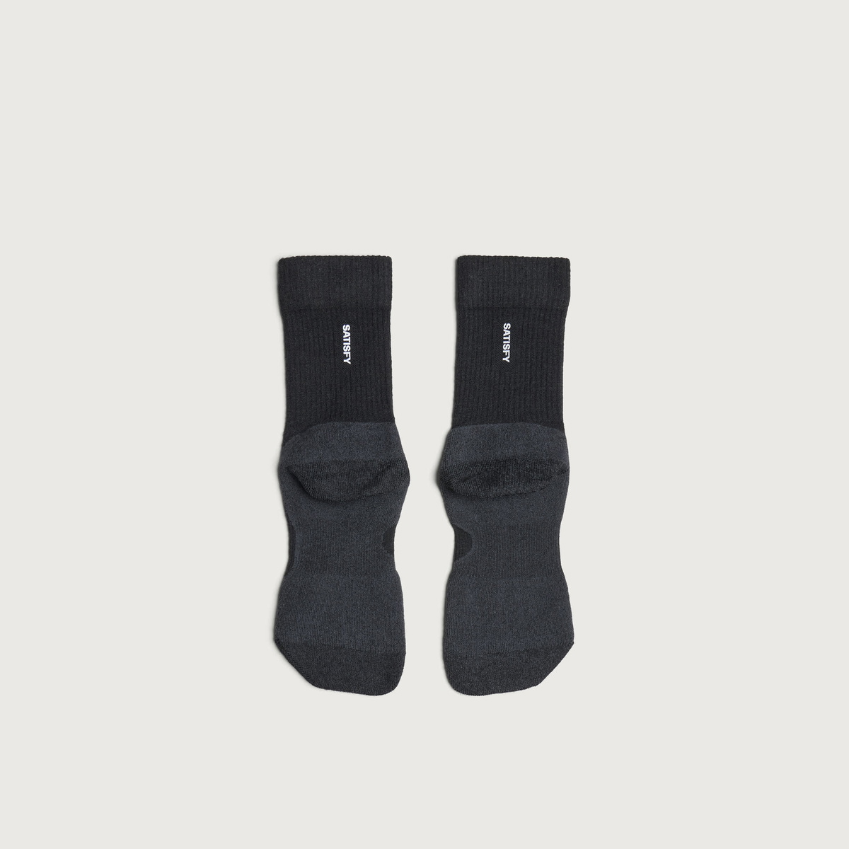 Satisfy Men's Merino Nylon Tube Socks in Black