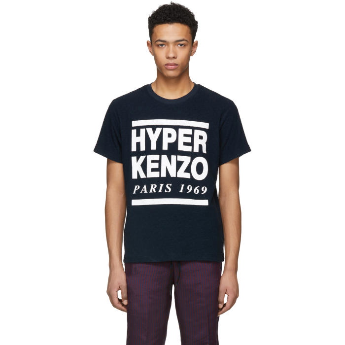 Photo: Kenzo Black Terrycloth Hyper Kenzo T-Shirt 