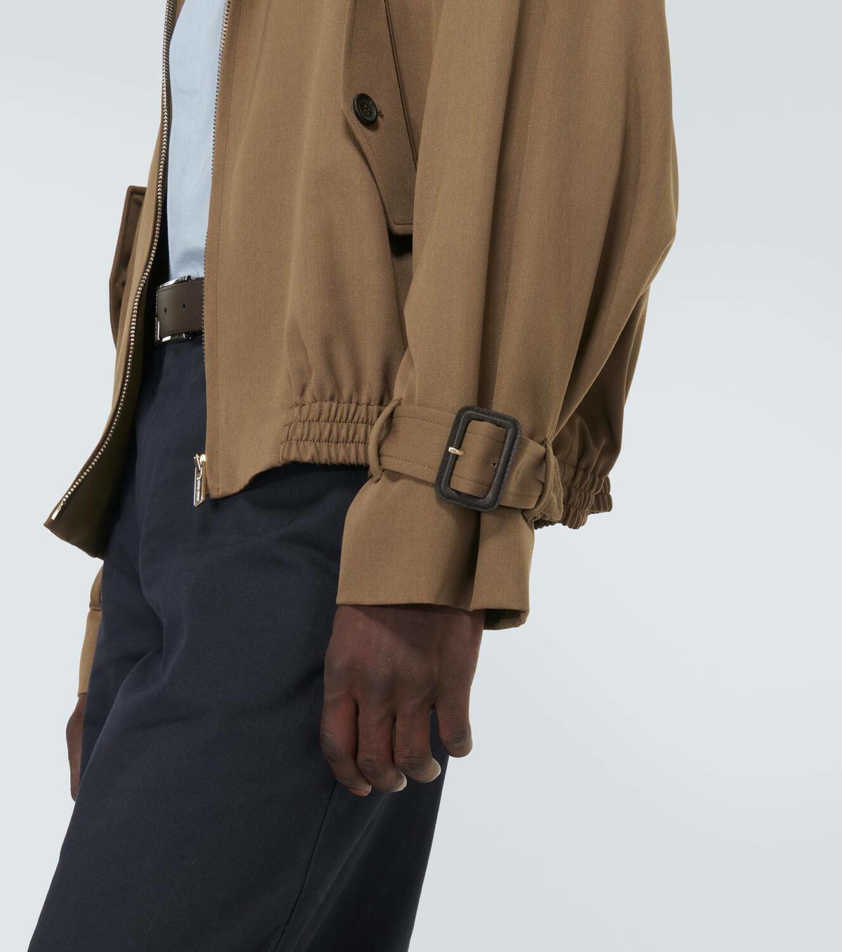 ジャケット MiuMiu | Gabardine blouson jacket ML843_1350_F0008_S_231 MIU MIU Cotton Gabardine Blouson Jacket | endource