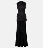 Sportmax Cilen cotton-blend gown