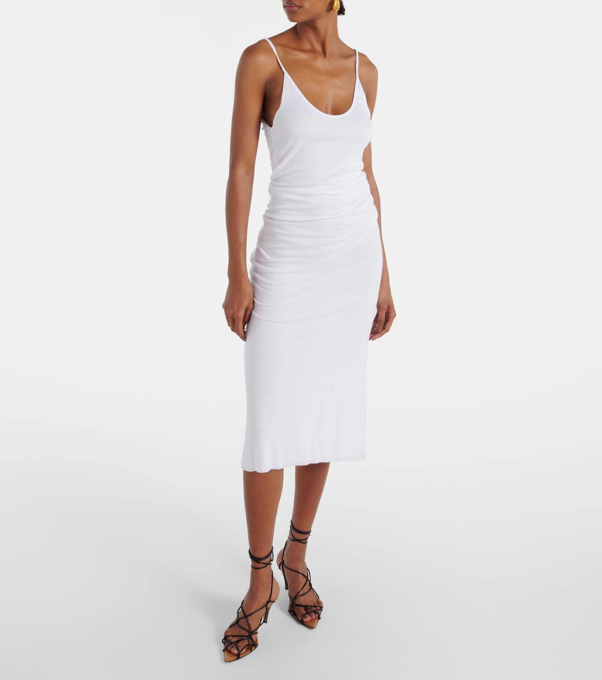 Khaite Leesel jersey slip dress
