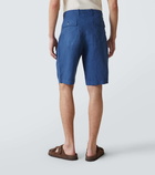 Fedeli Ajaccio linen Bermuda shorts