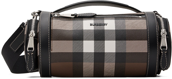 Photo: Burberry Brown Check Messenger Bag