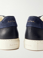 Paul Smith - Basso Suede-Trimmed ECO Leather Sneakers - Blue