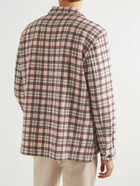 Mr P. - Checked Virgin Wool Shirt - Red