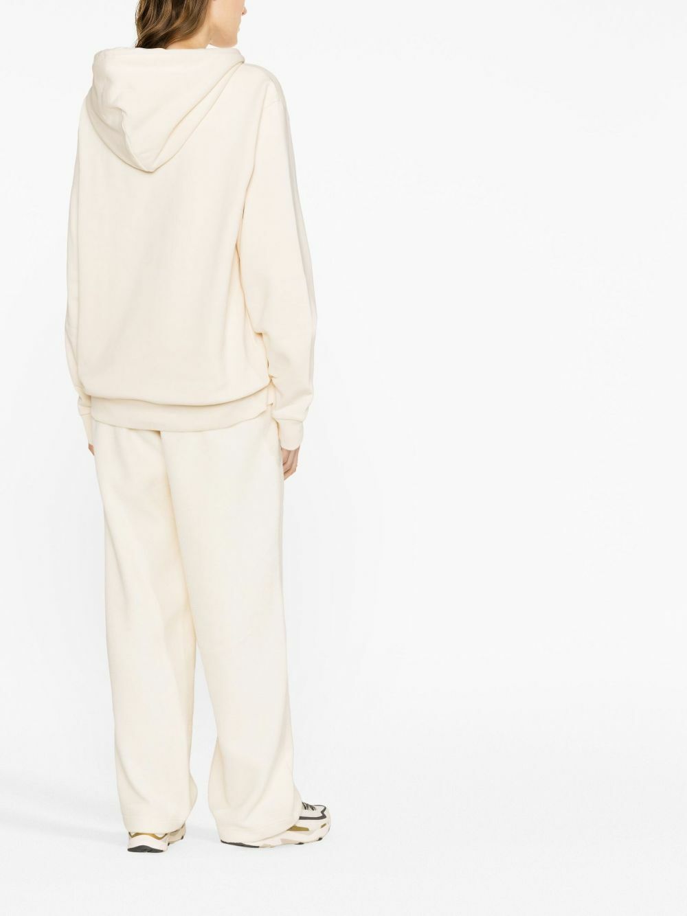 Moncler Genius X JW Anderson Neutral Logo Print Fleece Hoodie