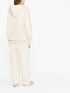 Moncler Genius X JW Anderson Neutral Logo Print Fleece Hoodie