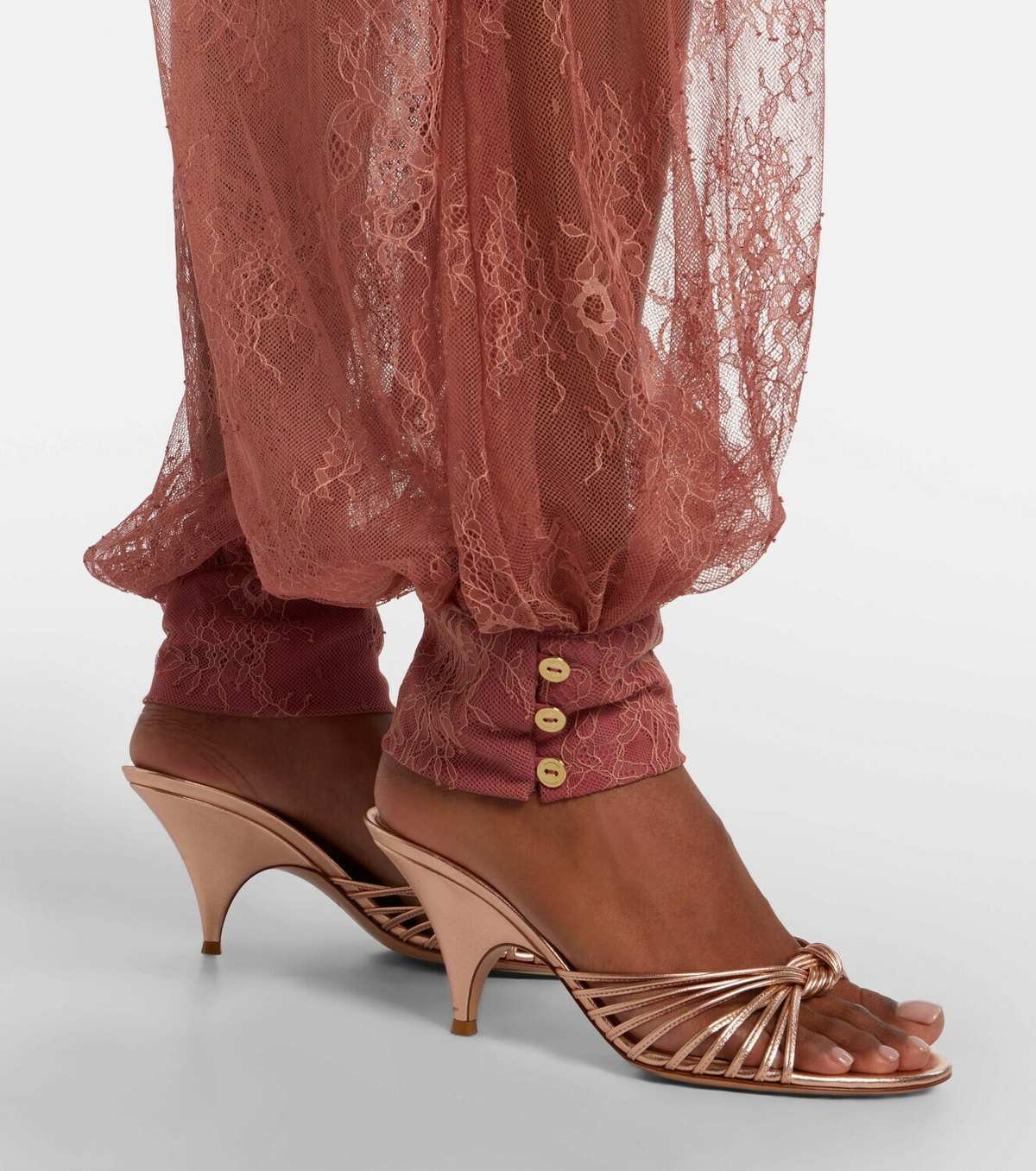 Bananhot Kendall sheer lace balloon pants