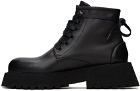 Marsèll Black Micarro Lace Up Ankle Boots