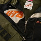 END. x Diesel Reworked Jacket in Olive Green