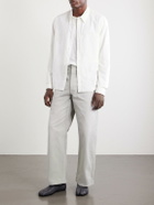 Maison Margiela - Wide-Leg Paint-Splattered Cotton-Canvas Trousers - Gray