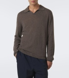 The Row Ripley cashmere polo sweater
