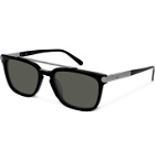 Brioni - Square-Frame Acetate and Gunmetal-Tone Sunglasses - Black