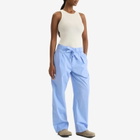 Tekla Fabrics Poplin Sleep Pant in Cornflower Blue