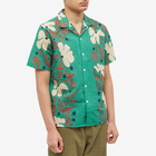 Paul Smith Men's Sea and Shells Vacation Shirt in Green