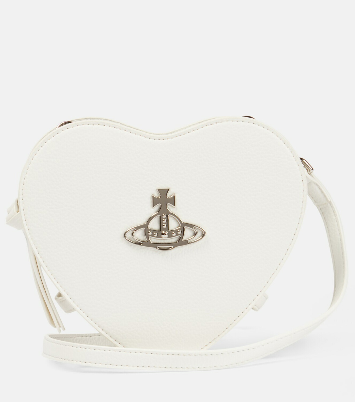 Vivienne Westwood Louise Heart Leather Crossbody Bag In Pink