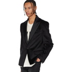 Amiri Black Velvet Blazer