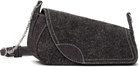 Kiko Kostadinov Gray Trivia Chain Bag